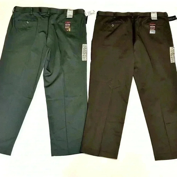 Dockers Never Iron Dress Pants Essential Khaki Men's Work Office Suit Chino 40 - Picture 2 of 7